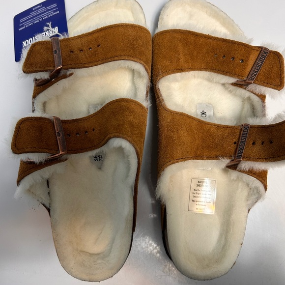 Birkenstock Arizona Shearling Sandals NWT - Picture 1 of 5